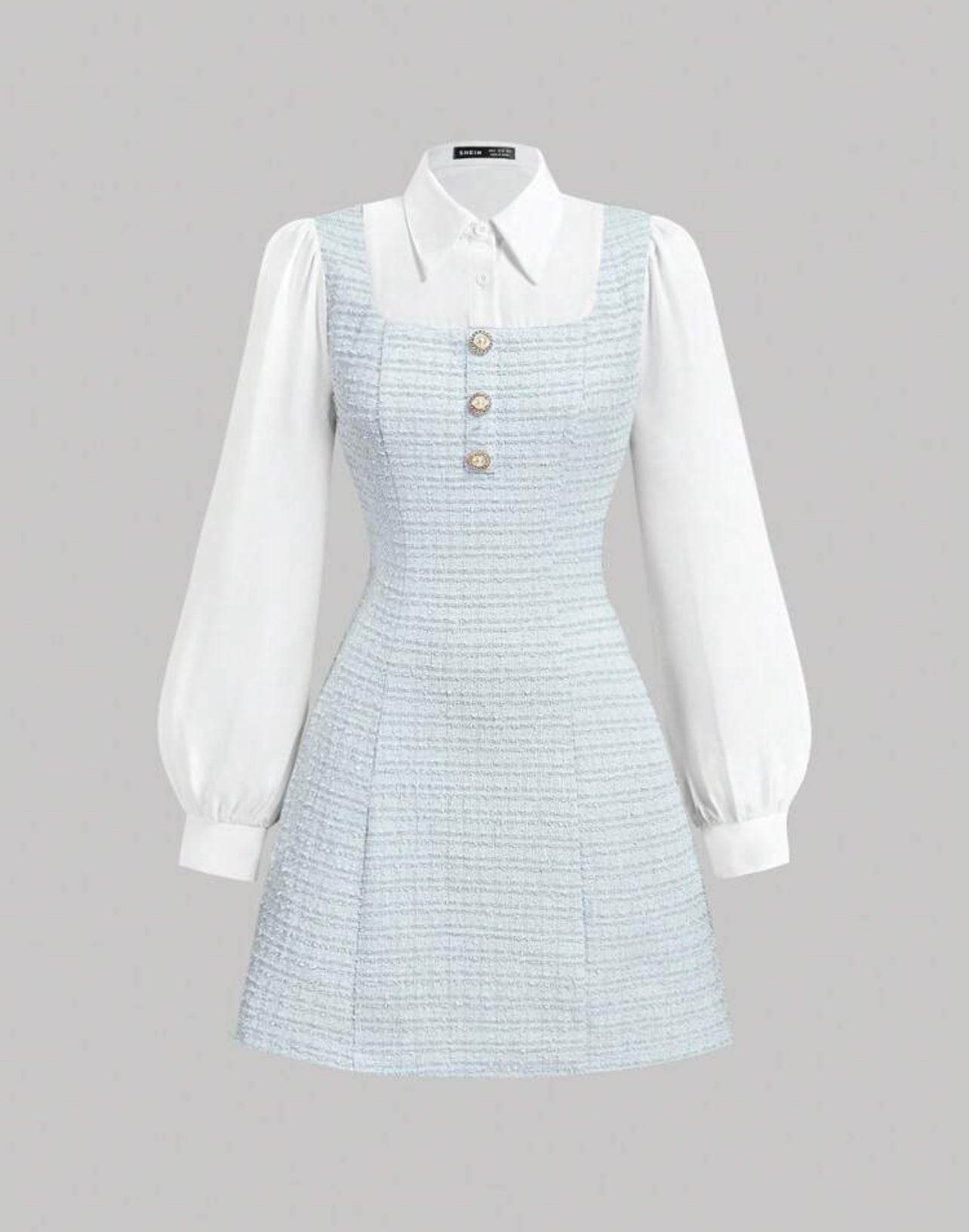 Korean tweed dress