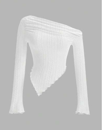 Assymetrical sweater top
