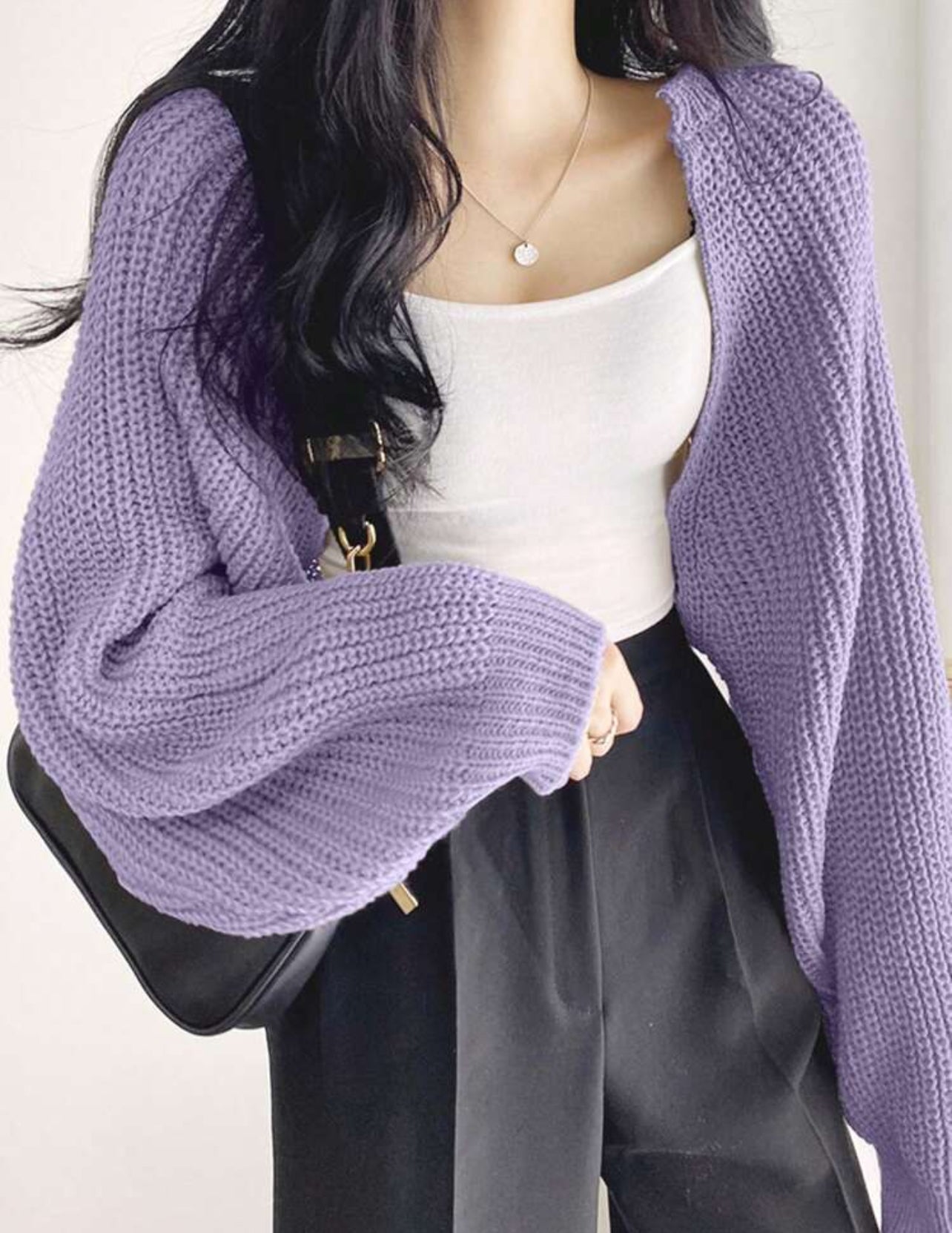 Purple sweater