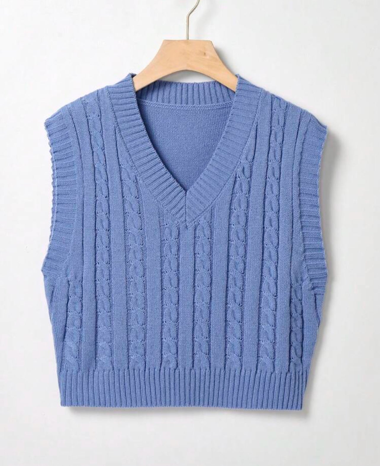 Cable knit sweater