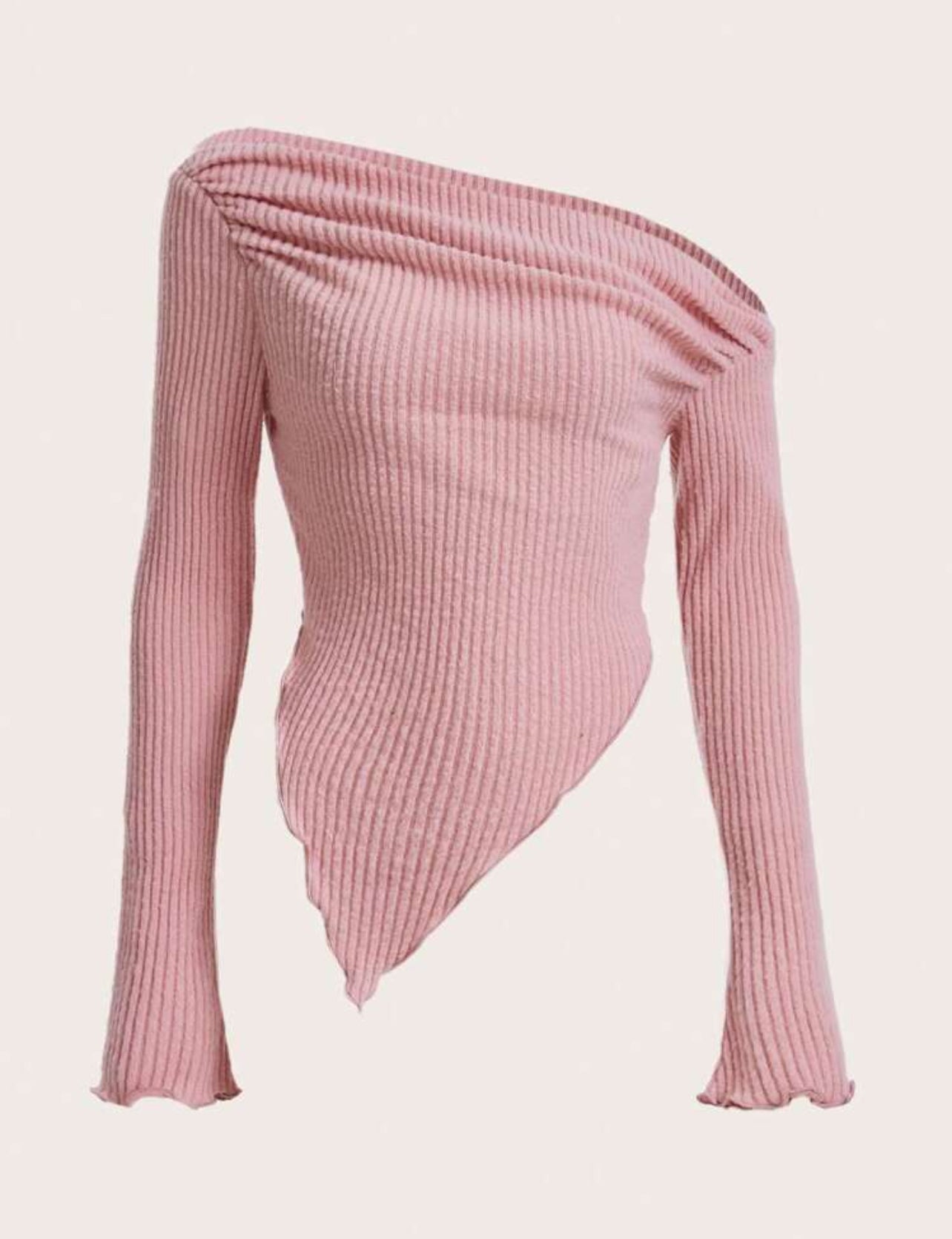 Assymetrical sweater top