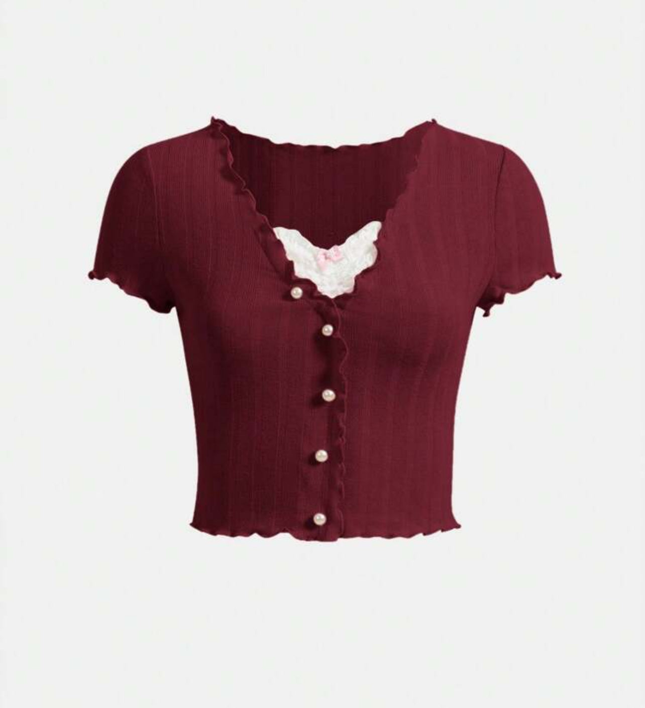 Coquette bow top