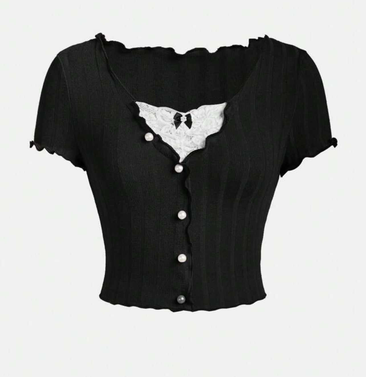 Coquette bow top