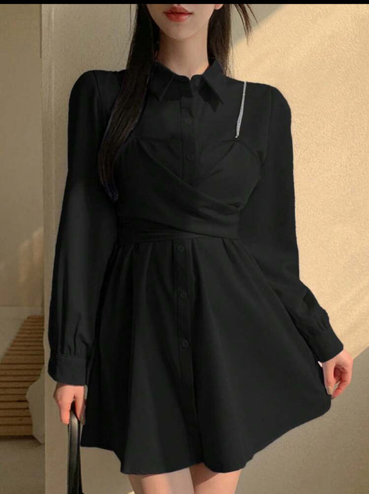 Short black dress