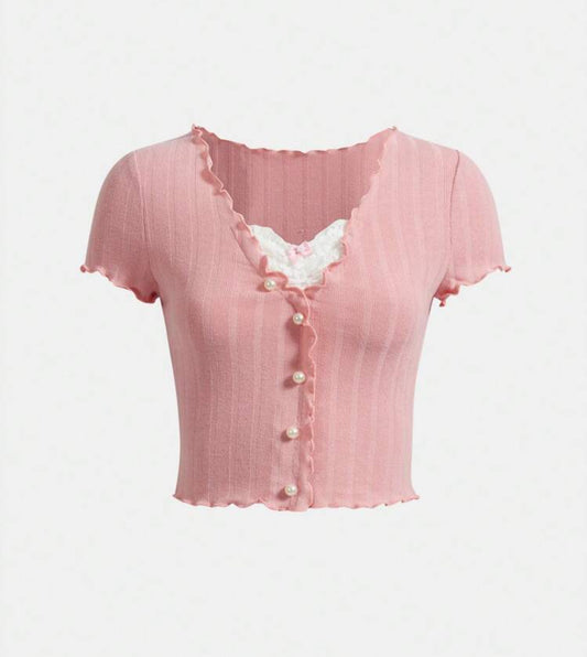Coquette bow top